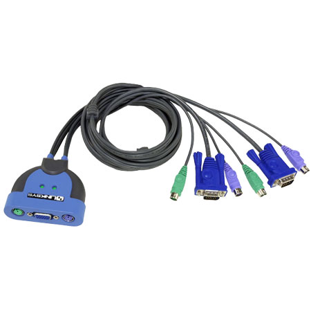 KVM2KIT Linksys ProConnect Integrated KVM 2-Port Switch-DISCONTINUED