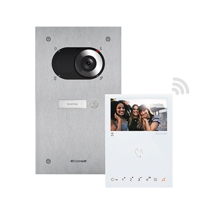 KVS2011 Comelit 2 Wires Switch and Mini Handsfree Wi-Fi Kit