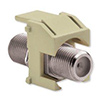 Show product details for KYSTN-F-IV Pro's Kit 7MU5-F-IV Keystone Jack - Modular F Type - Ivory
