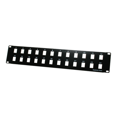 KYSTN-PATCHPNL-24 Pro's Kit 7KJ-P24-M 24 Port Keystone Patch Panel - 2U