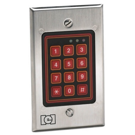 212w Linear Indoor / Outdoor Flush-mount Weather Resistant Keypad