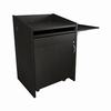 Show product details for L2LDC2FCMGE Middle Atlantic Pre-Configured L2 Series Lectern 28" W 25" D with Connectivity and Flip Up Shelf