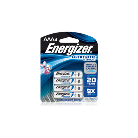 L92BP-4 Energizer Ultimate - Lithium - AAA - 4 Pack