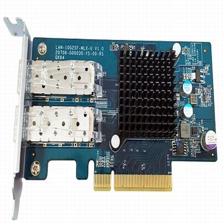 [DISCONTINUED] LAN-10G2SF-MLX QNAP Dual-port 10GbE SFP+ Network Expansion Card