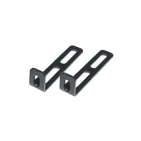 LBKT-2.5 Middle Atlantic L-Bracket, 2-1/2 Inch Long, 2 Pieces, Black Finish