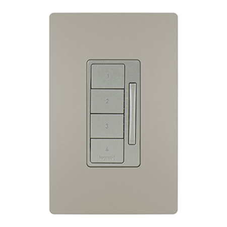 LC2303-NI Legrand On-Q In-Wall RF Scene Controller Nickel