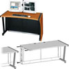 Show product details for LD-4830HM-RA Middle Atlantic LCD Monitoring Desk, 48 Inch Width, Add-A-Bay Right, 30 Inch Height, Honey Maple Finish