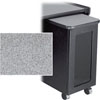 Show product details for LD-QCPUT-PS Middle Atlantic Cpu Isolation Rack for LCD Monitoring Desk, Pepperstone Finish