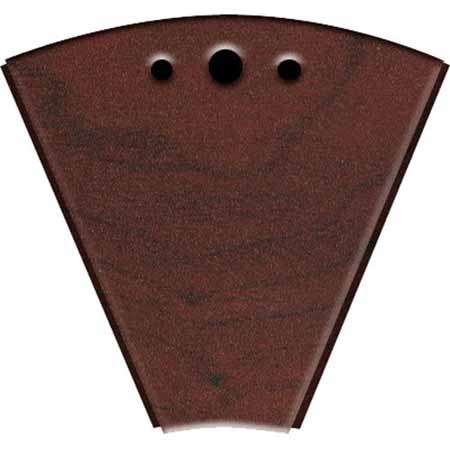 LD-WTT45DC Middle Atlantic 45 Degree Wedge for LCD Monitoring Desk, Top only, Dark Cherry Finish