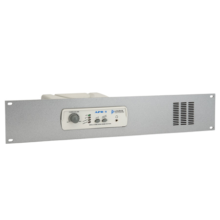 LE-137 Louroe Electronics APR-1-RM Single Zone Audio Monitoring Base Station Rack Mounted