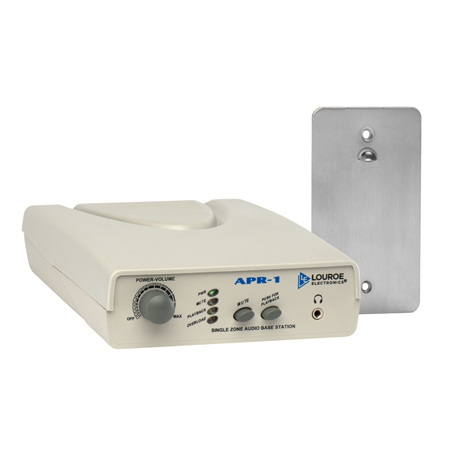 LE-366 Louroe Electronics ASK-4  #101-DV Single Zone Base Station w/Verifact DV Microphone