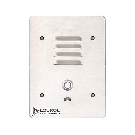 LE-880 Louroe Electronics DigiFact 880 Outdoor 2" Two-way IP Speaker/Microphone with Push Button Wall Mount