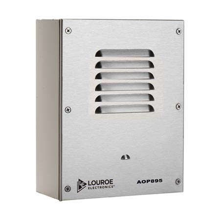 LE-895 Louroe Electronics DigitFact 895 Outdoor 4" Two-way IP Speaker/Microphone Wall Mount
