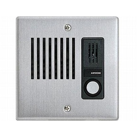 LE-DA Aiphone Flush Mount Door Station for LEF Intercom Systems - Stainless Steel Faceplate