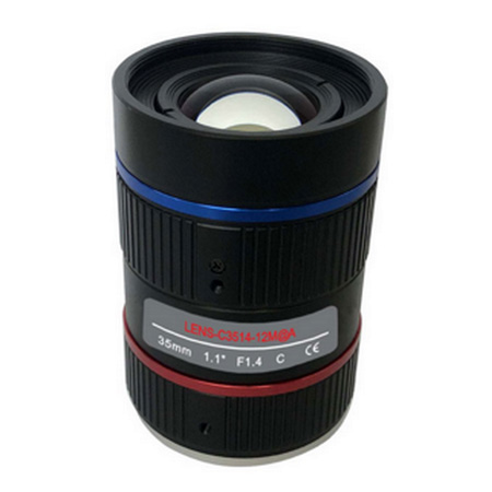 LENS-C3516-12M Uniview 1.1" 35mm F1.6 C-Mount Manual Iris Lens