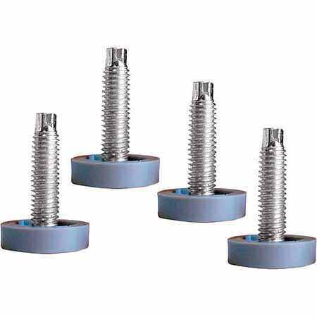 LF-ISO Middle Atlantic Set of 4 Leveling Feet with Rubber Isolation Boot