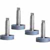 Show product details for LF-ISO Middle Atlantic Set of 4 Leveling Feet with Rubber Isolation Boot