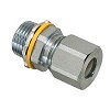 Show product details for LPCG50S-25 Arlington Industries Low-Profile Strain Relief Steel Cord Connector - Pack of 25
