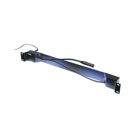 LT-GN-PNL Middle Atlantic 1 Sp (1 3/4 Inch) Rackmount Panel with Dual Gooseneck Led Lights, Black