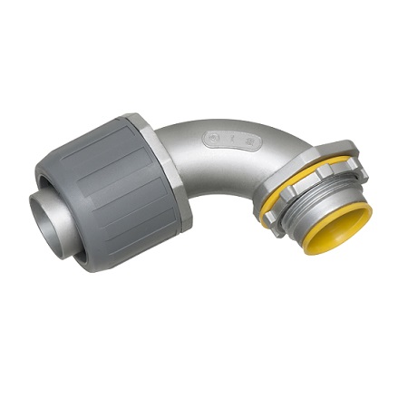 LT9010A-5 Arlington Industries 1" 90° Gray Zinc 3 PC Liquid Tight Connectors - Pack of 5