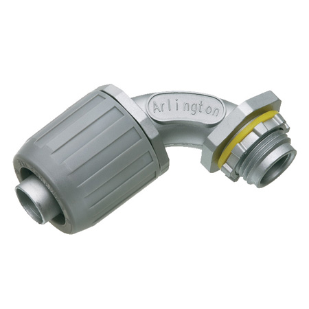 Arlington 90 Degree Snap2it Zinc Connectors