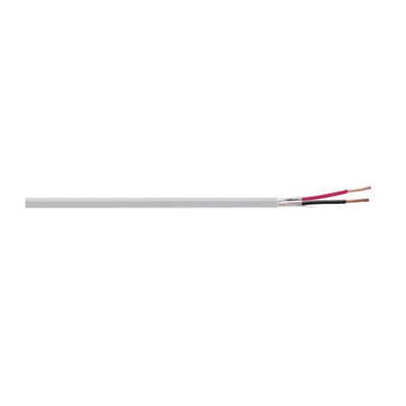 LUEBCP Remee 16 AWG 2 Conductors Shielded Solid Bare Copper CL3P Plenum Access Control Composite Cable - 1000' Reel - Clear/Natural