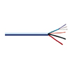 Show product details for LUGRX46LP Remee 22 AWG 2 Conductors Shielded, 18 AWG 2 Conductors Unshielded, 18 AWG 1 Conductor Unshielded Stranded Bare Copper CL3P Plenum Access Control Composite Cable - 1000' Reel - White with Blue Stripe