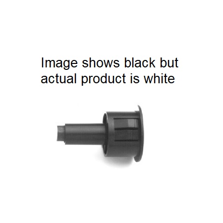 M-180WG-W GRI 3/4" Diameter Steel Door, Recessed - White - MIN QTY 10