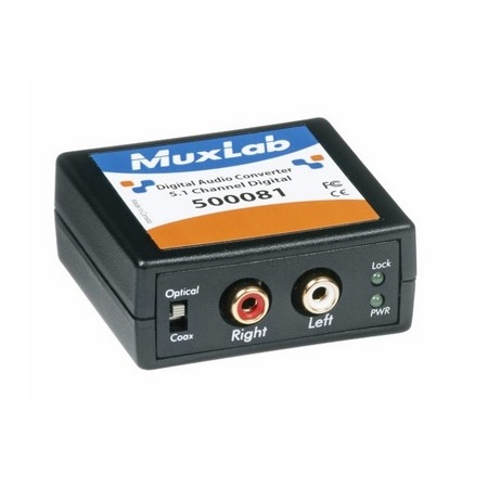 500081 MuxLab Digital Audio Converter 5.1 Channel