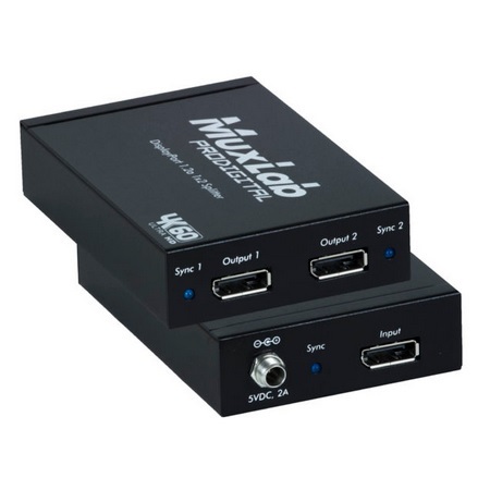 500505 Muxlab DisplayPort 1.2a 1x2 Splitter