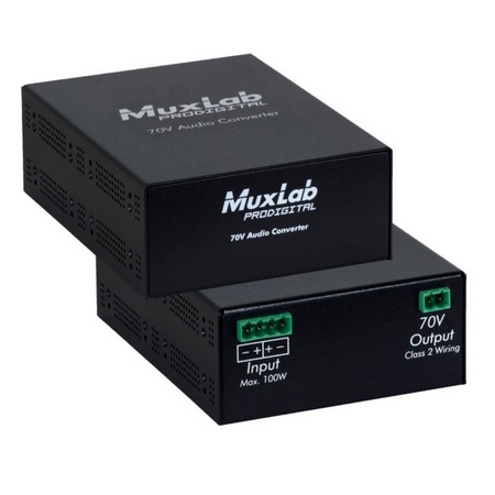 500755-70V Muxlab 70V Audio Converter