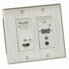 Show product details for 500773-TX Muxlab HDMI / VGA over IP 4K PoE Wall Plate