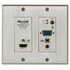 Show product details for 500777-TX-WH Muxlab HDMI/VGA/USB over IP PoE WP Transmitter