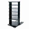 Show product details for ASR-48 Middle Atlantic Adjustable Slide Out Rotating Shelving System Useable Height, 18" Deep - 7 Shelves