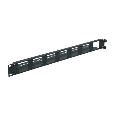 AVIP-SF1 Middle Atlantic 1 Space (1 3/4") Hinged Avip 19" Connector Panel, Horizontal Mounting, Black