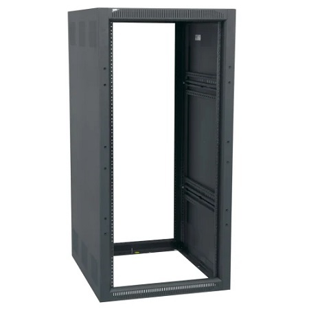 BGR-19SA-27LRD Middle Atlantic 19 Space (33-1/4") 27" Deep Stand Alone BGR Rack w/o Rear Door - Black Finish
