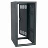 Show product details for BGR-19SA-27 Middle Atlantic 19 Space (33-1/4") 27" Deep Stand Alone BGR Rack w/ Rear Door - Black Finish