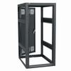 Show product details for BGR-2527 Middle Atlantic 43-3/4" 25 Space 27" Deep Multibay BGR Rack w/ Rear Door - Black Finish