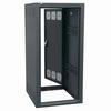 Show product details for BGR-25SA-27 Middle Atlantic 25 Space (43-3/4") 27" Deep Stand Alone BGR Rack w/ Rear Door - Black Finish