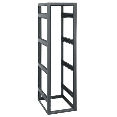 BGR-3827LRD Middle Atlantic 66-1/2" 38 Space 27" Deep Multibay BGR Rack Without Rear Door - Black Finish