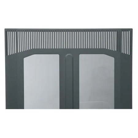 BPFD-19 Middle Atlantic Plexi Front Door - Fits 19 Space BGR Series Racks - Black Finish