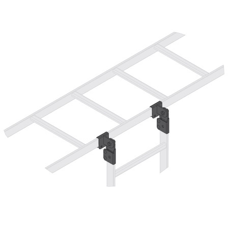 CLH-90T Middle Atlantic 90° T-Splice Hardware (Pair)