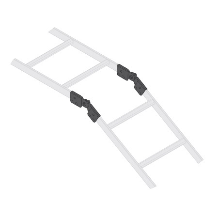 CLH-ADJT Middle Atlantic Adjustable Ladder End Splice Hardware (1-pair)