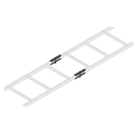 CLH-RSJ-6 Middle Atlantic Ladder End Splice Hardware - 6 Pairs
