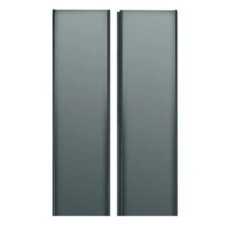 CRD-WMRK-24LH Middle Atlantic 24 Space Solid Split Rear Door w/o Swing Handle for WMRK Racks - Black Finish