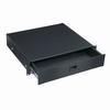 Show product details for D2 Middle Atlantic 2 Space (3-1/2") Rack Drawer - Black Brushed Finish