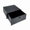 Show product details for D4 Middle Atlantic 4-Space 7 Inch Rack Drawer - Black Brushed