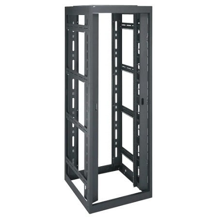 DRK19-44-31LRD Middle Atlantic 44 Space (77") 19" Panel Width 31" Deep Gangable Rack w/ CBL Management Ducts w/o Rear Door
