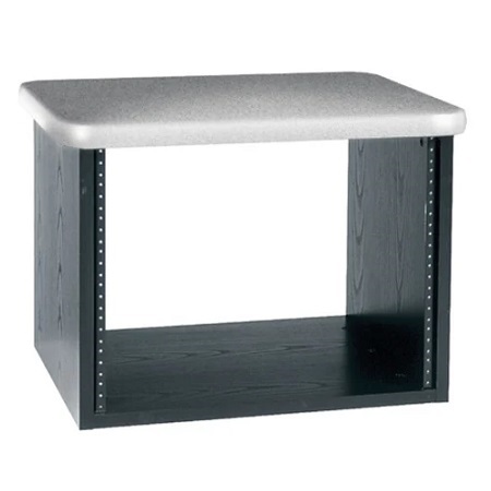 DT8DC Middle Atlantic 8 Space Desktop Rack, Dark Cherry Top