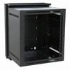 Show product details for DWR-10-17 Middle Atlantic DWR Sectional Wall Mount Rack (Black)